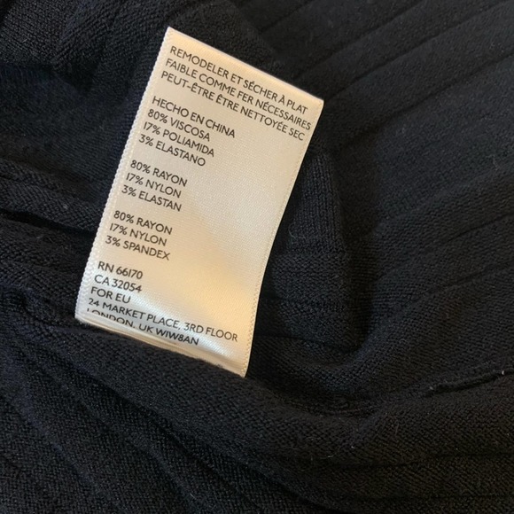 Cooperative Black Dress Mini Flowy Skater Size XS - Picture 6 of 7